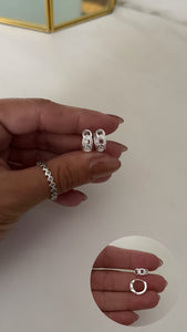 Aros Plata 925 . Mariana