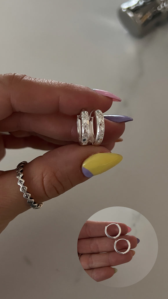 Aros Plata 925 . Nicole