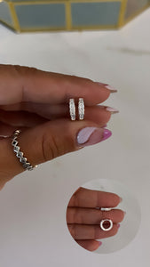 Aros Plata 925 . Ophelia