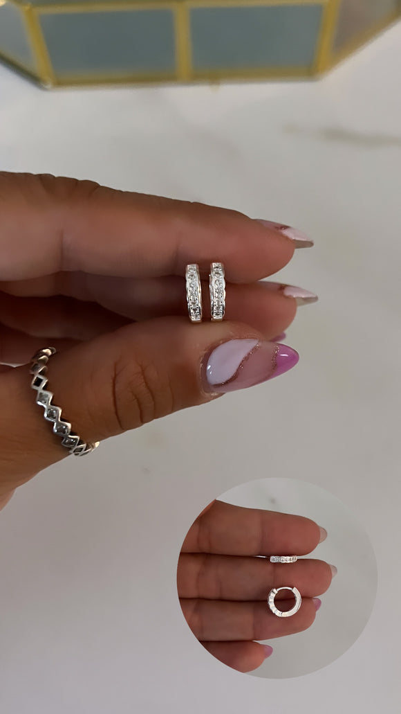 Aros Plata 925 . Ophelia