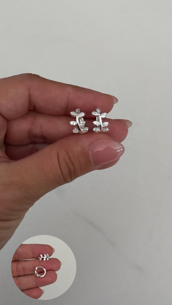 Aros Plata 925 . Rachel
