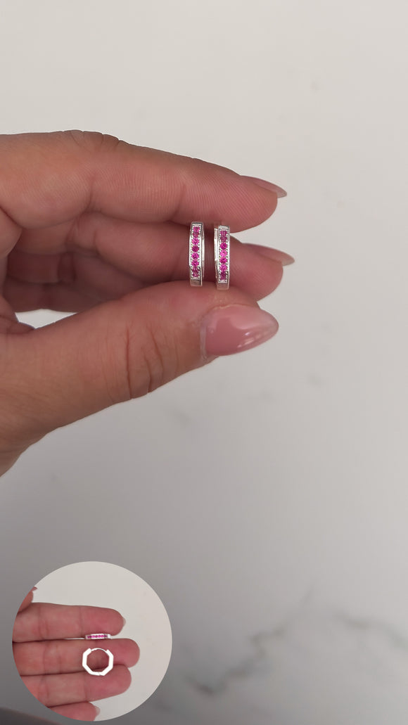 Aros Plata 925 . Rebecca
