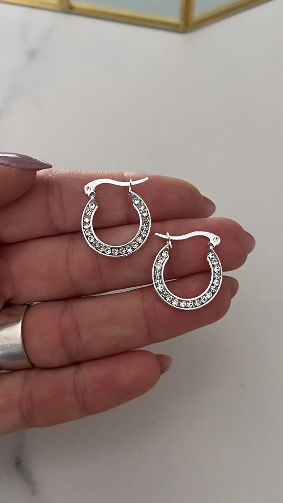 Aros Acero Blanco . Hera