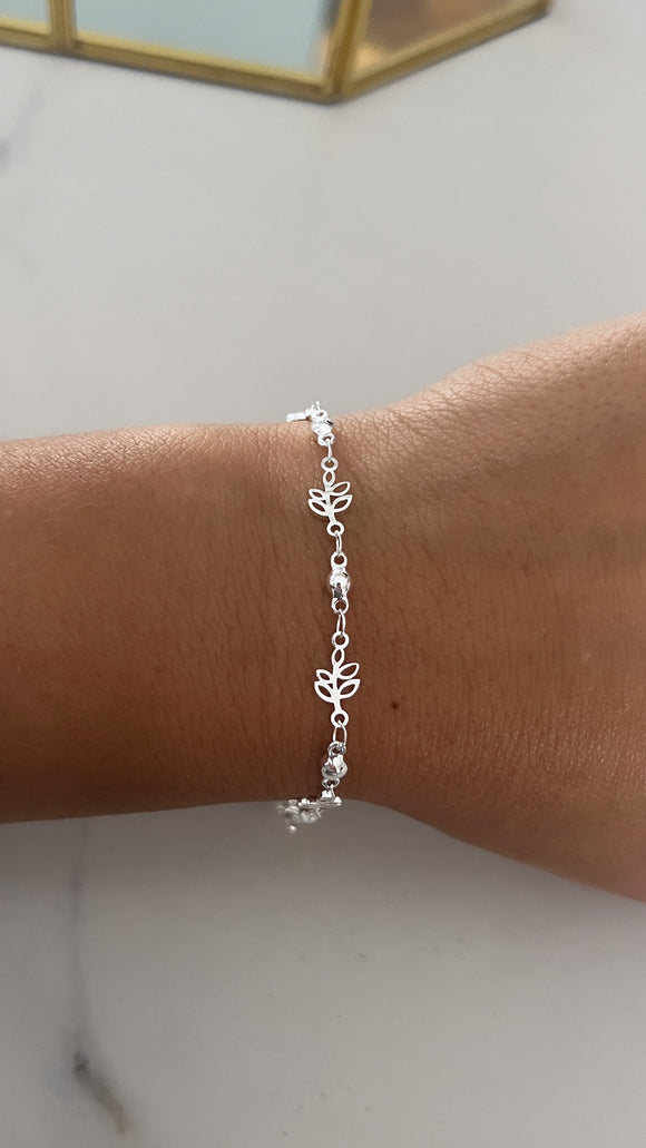 Pulsera Acero Blanco . Mar