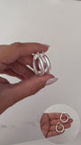 Aros Plata 925 . Oriana