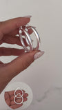Aros Plata 925 . Oriana