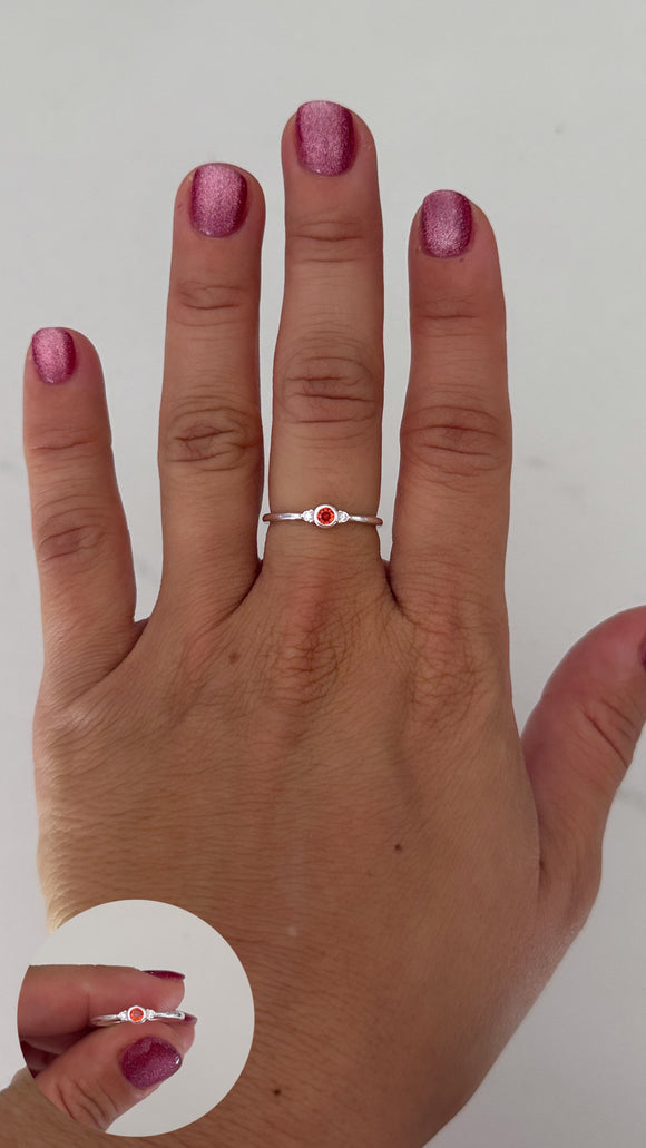 Anillo Plata 925 . Aaliyah