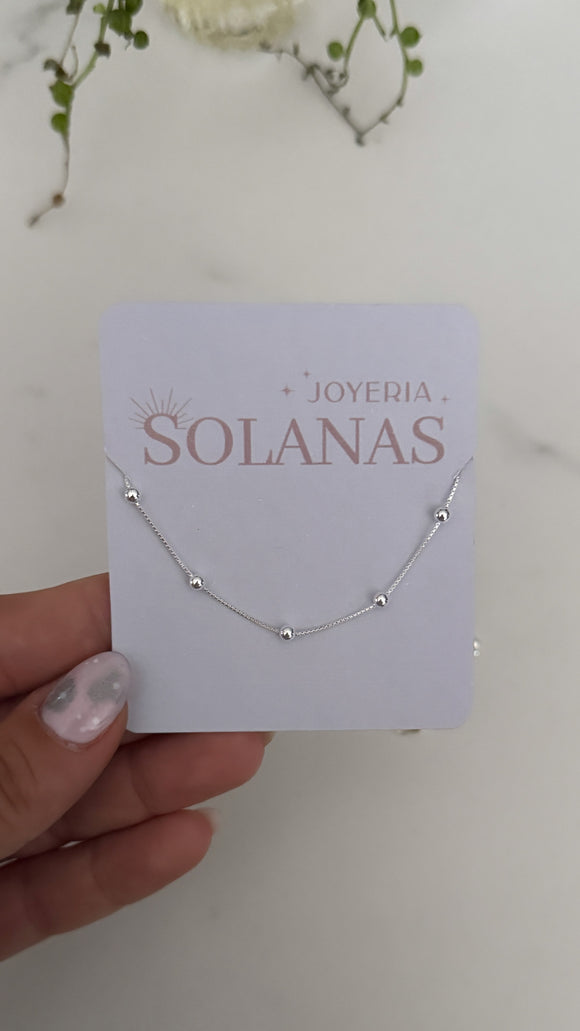Tobillera Plata 925 . Sofía