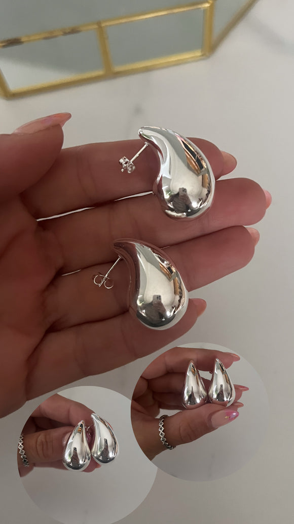 Aros Acero Blanco . Diana