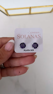 Aros Plata 925 . Palmira N°6