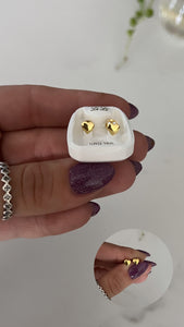 Abridores de Oro 18k . Corazón