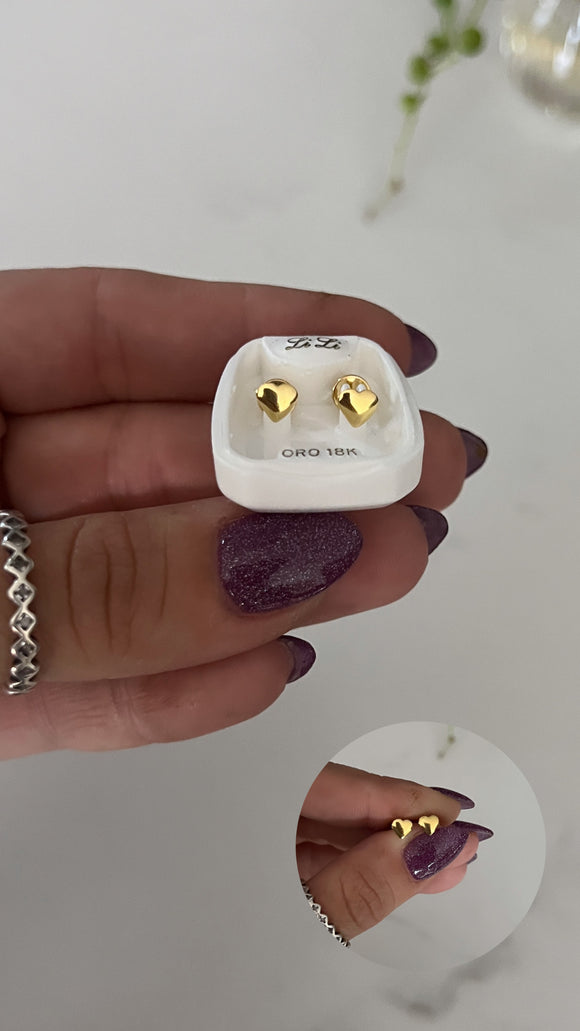 Abridores de Oro 18k . Corazón