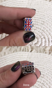 Dijes Acero Blanco . Dona London
